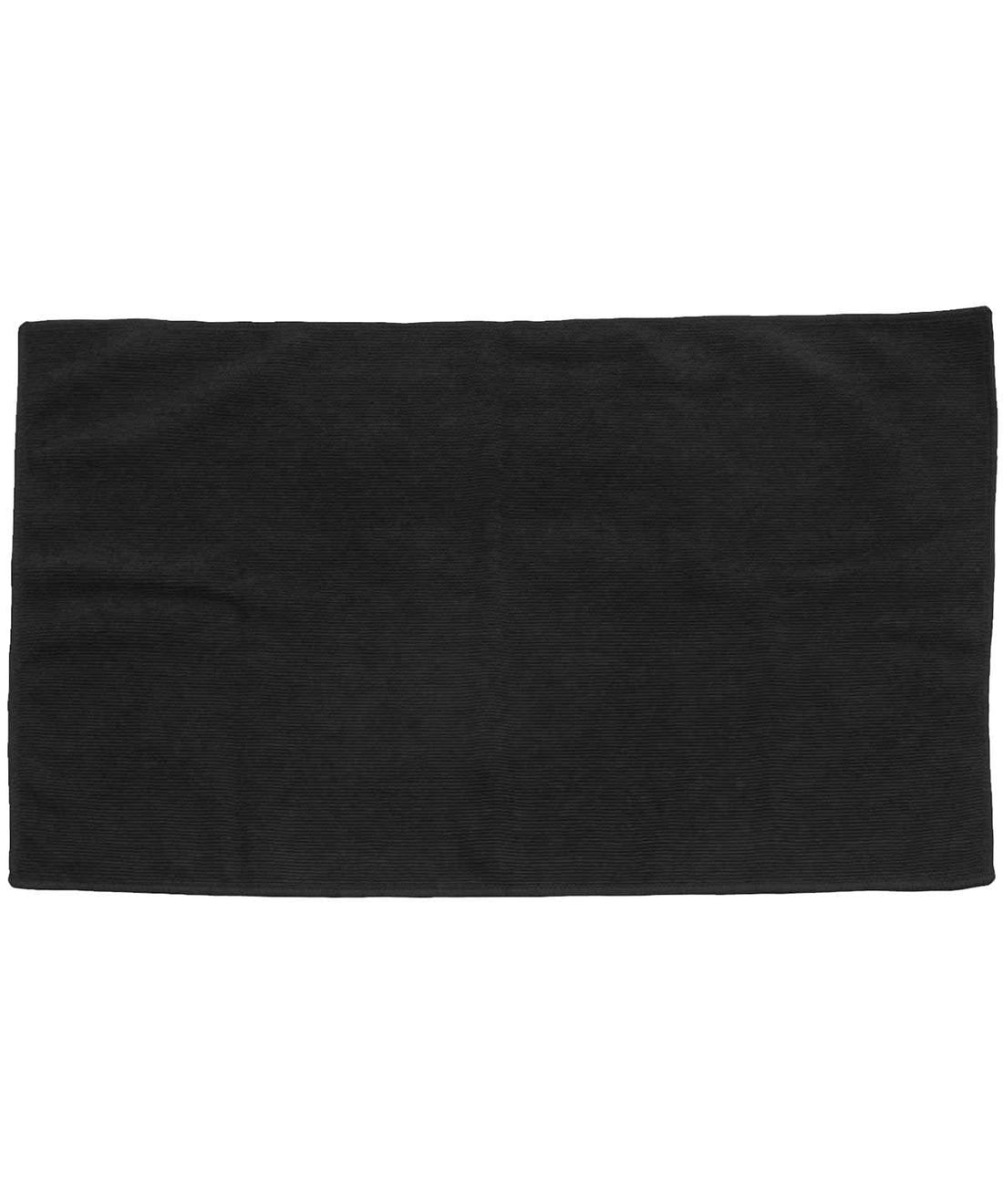 Towel City Microfibre bath towel TC018 - Black One size - Customisable Towels