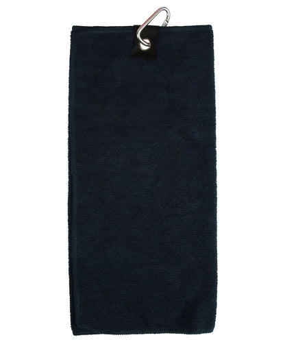 Towel City Microfibre golf towel TC019 - Navy One size - Customisable Towels