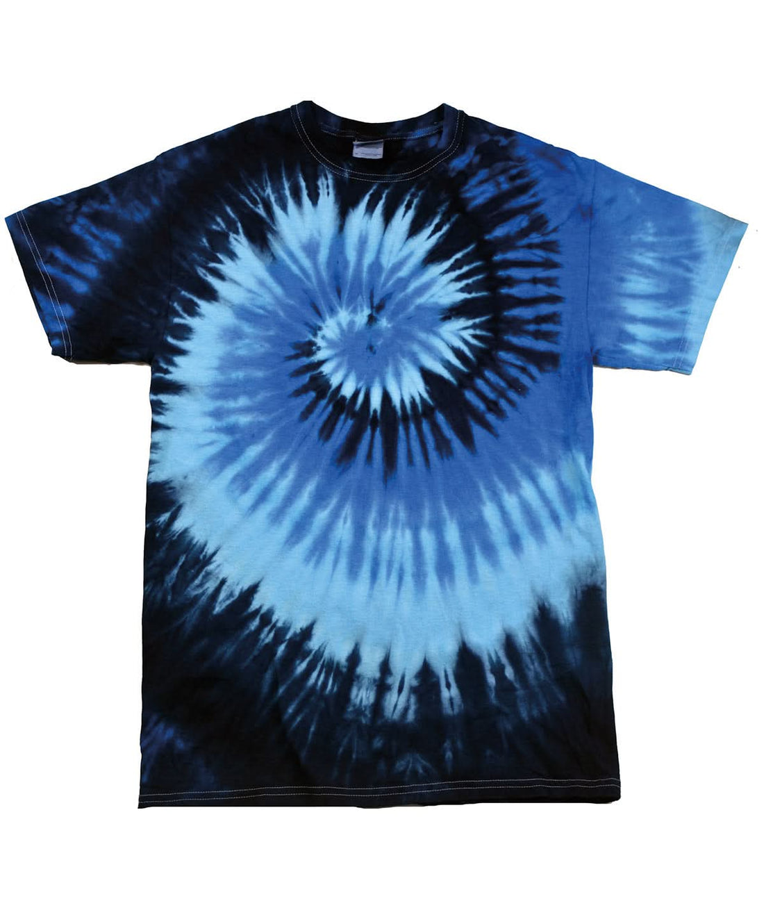 Colortone Tie Dye Shirt Blue Ocean TD02M - Blue Ocean - Customisable T-Shirts