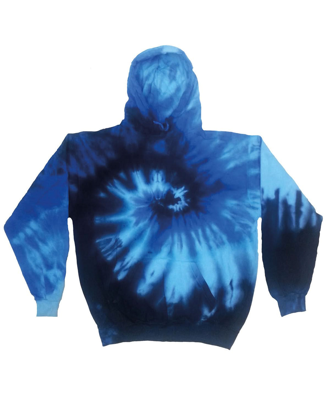 Colortone Rainbow tie dye hoodie TD31M - Blue Ocean - Customisable Hoodies