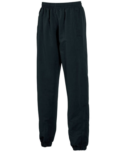 Tombo Lined Tracksuit Bottoms TL047 - Black - Customisable Trackwear