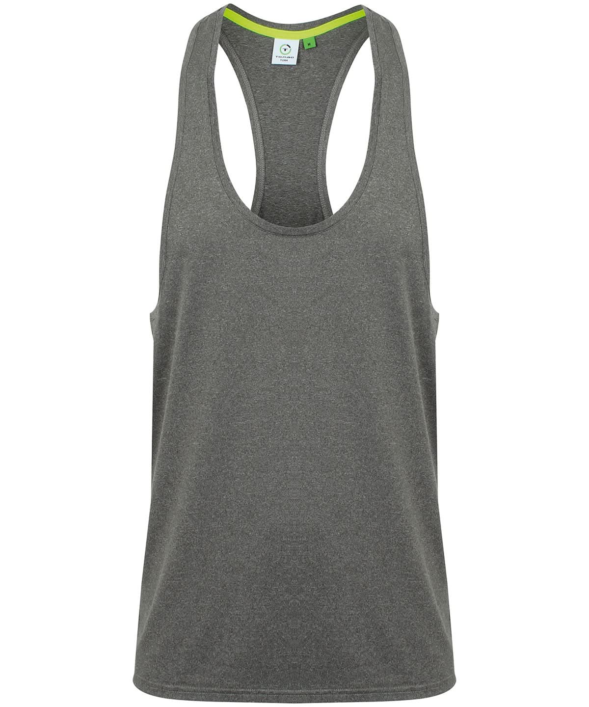 Tombo Muscle Vest TL504 - Grey Marl - Customisable Vest
