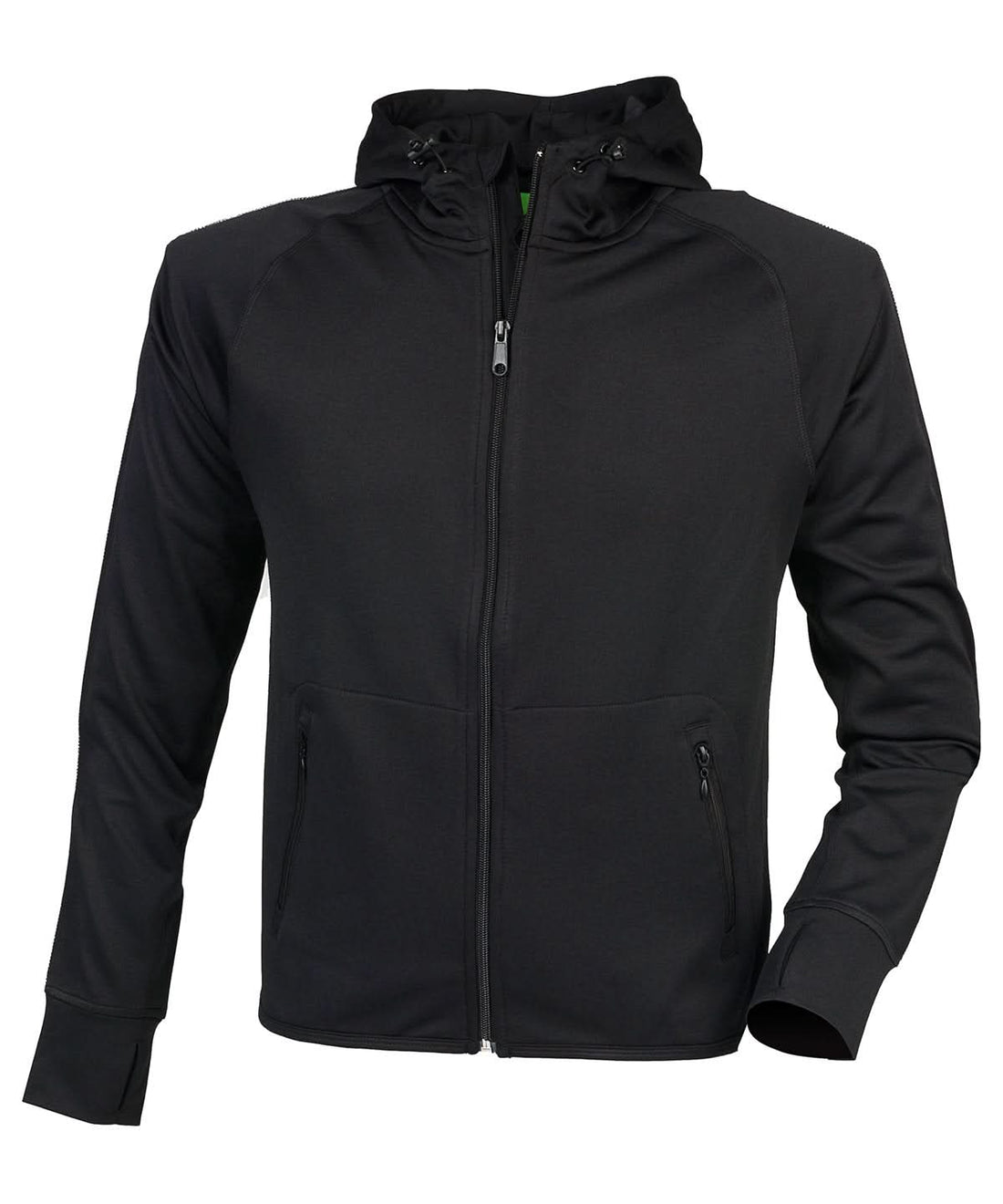 Tombo Hoodie With Reflective Tape tl550 - Black - Customisable Hoodies