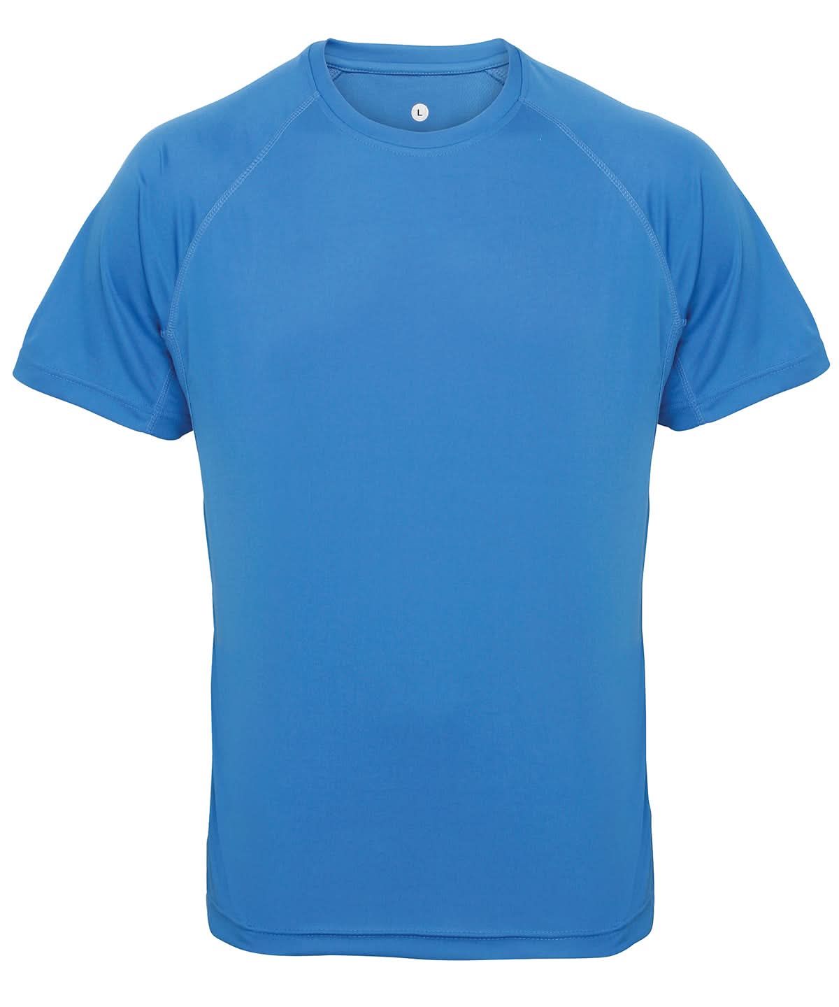 TriDri Tridri Panelled Tech Tee TR011 - Sapphire - Customisable T-Shirts