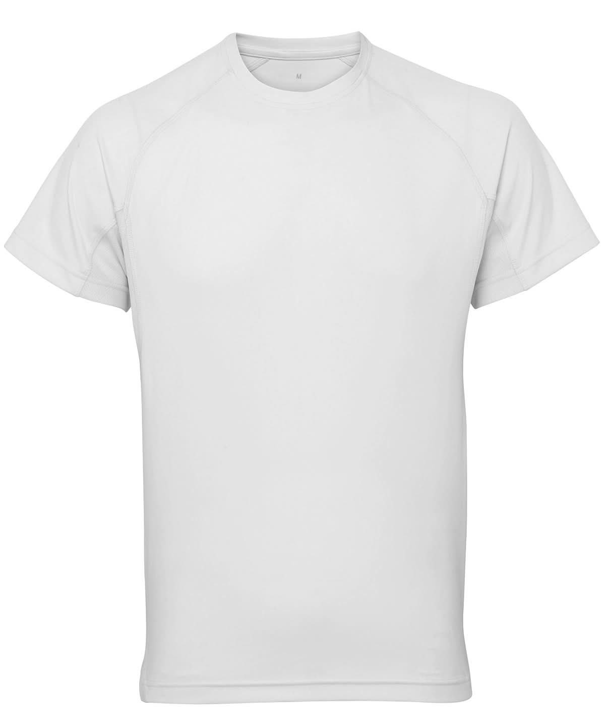 TriDri Tridri Panelled Tech Tee TR011 - White - Customisable T-Shirts