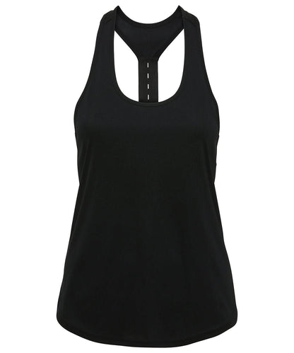 TriDri Tridri WomenS Performance Strap Back Vest TR027 - Black - Customisable Vest