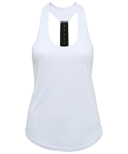 TriDri Tridri WomenS Performance Strap Back Vest TR027 - White - Customisable Vest