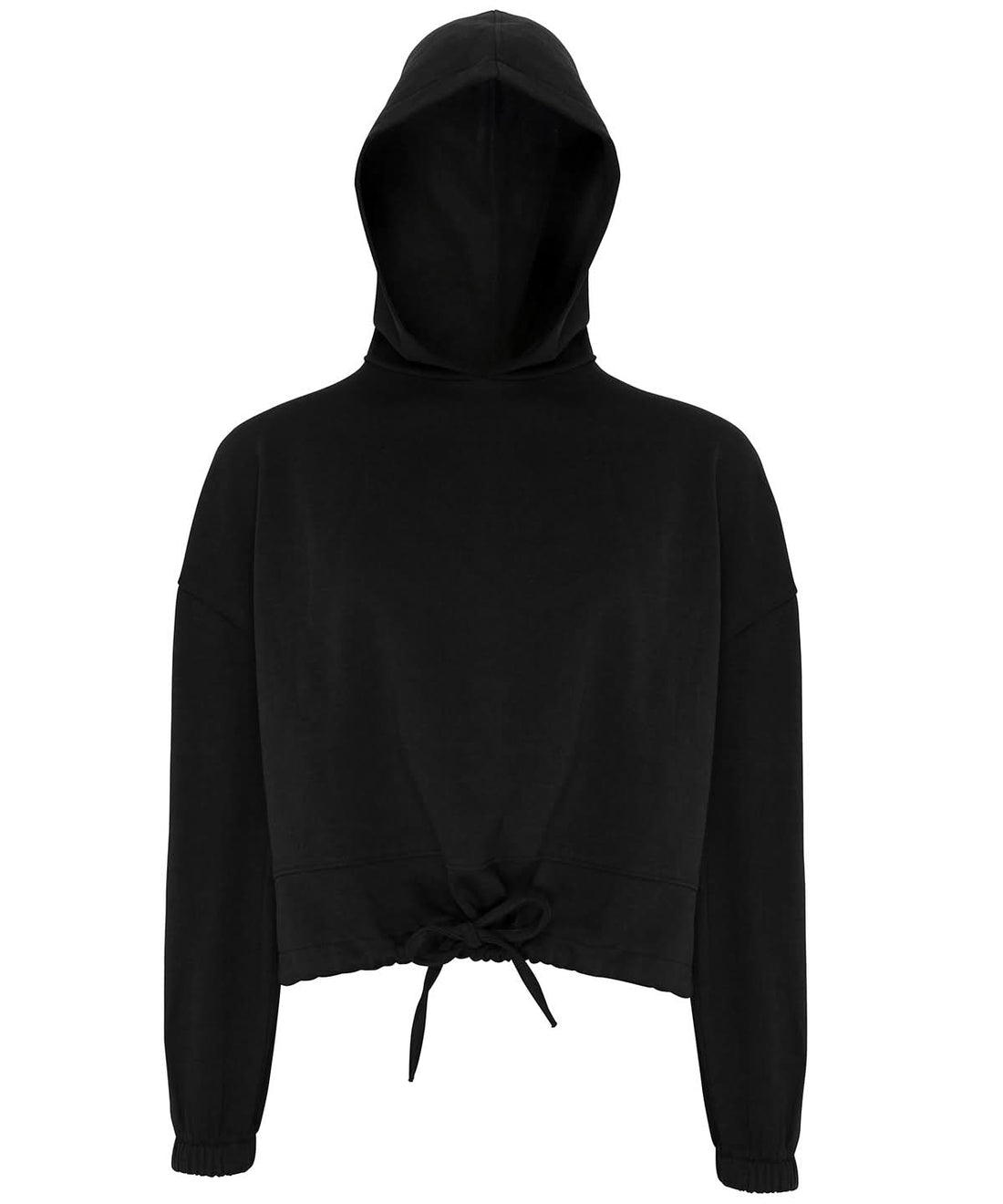 TriDri Tridri WomenS Cropped Oversize Hoodie TR085 - Black - Customisable Hoodies