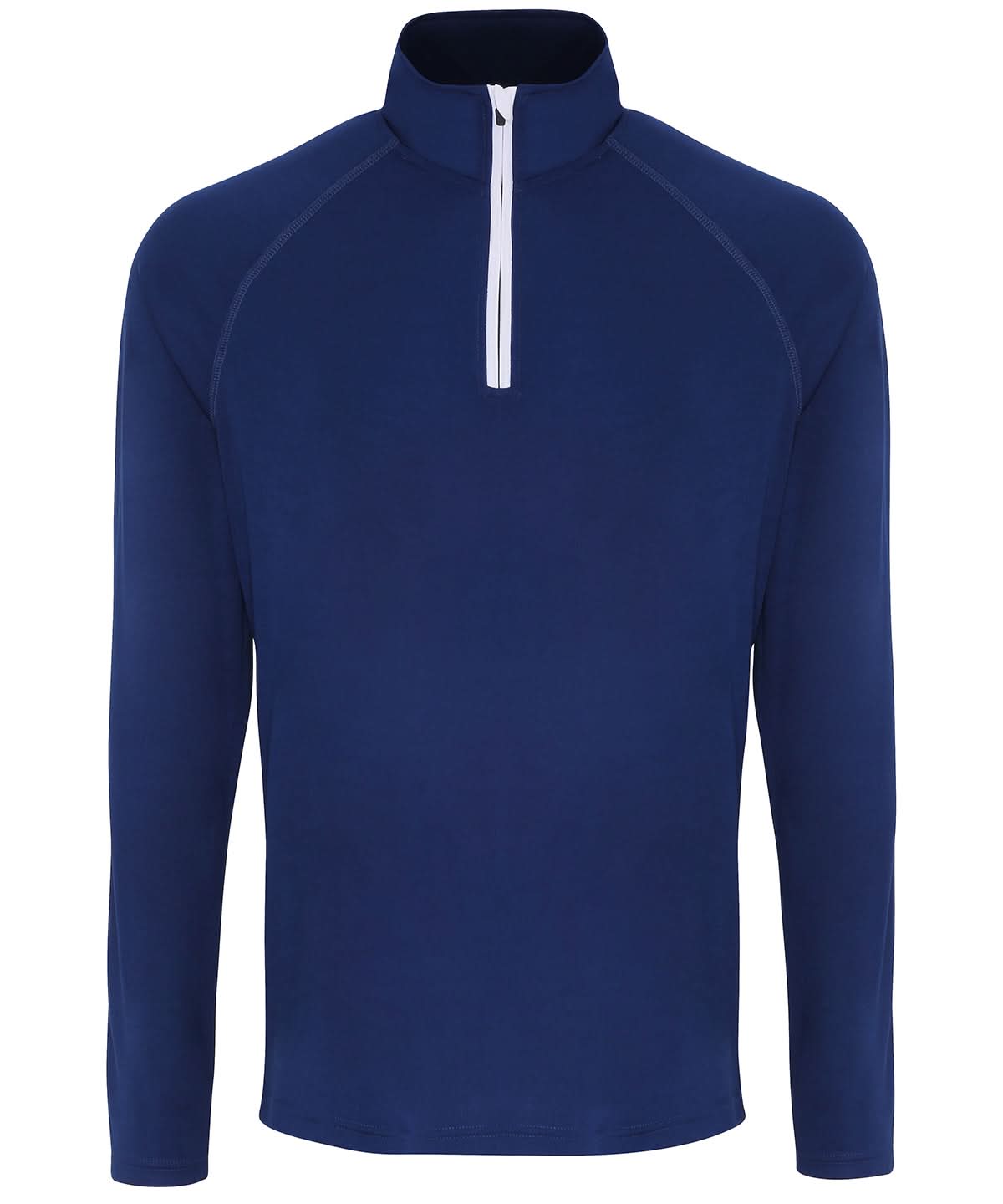 TriDri Tridri Long Sleeve Performance Zip TR110 - Navy White - Customisable Sports Overtops
