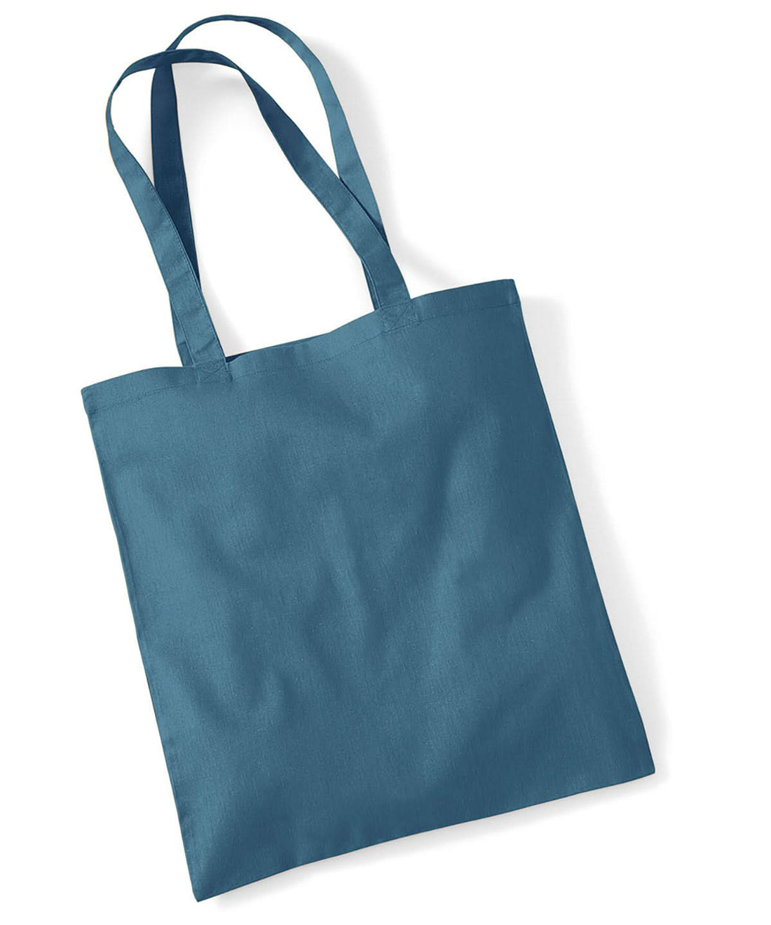 Westford Mill Bag For Life Long Handles WM101 - Airforce Blue One size - Customisable Bags