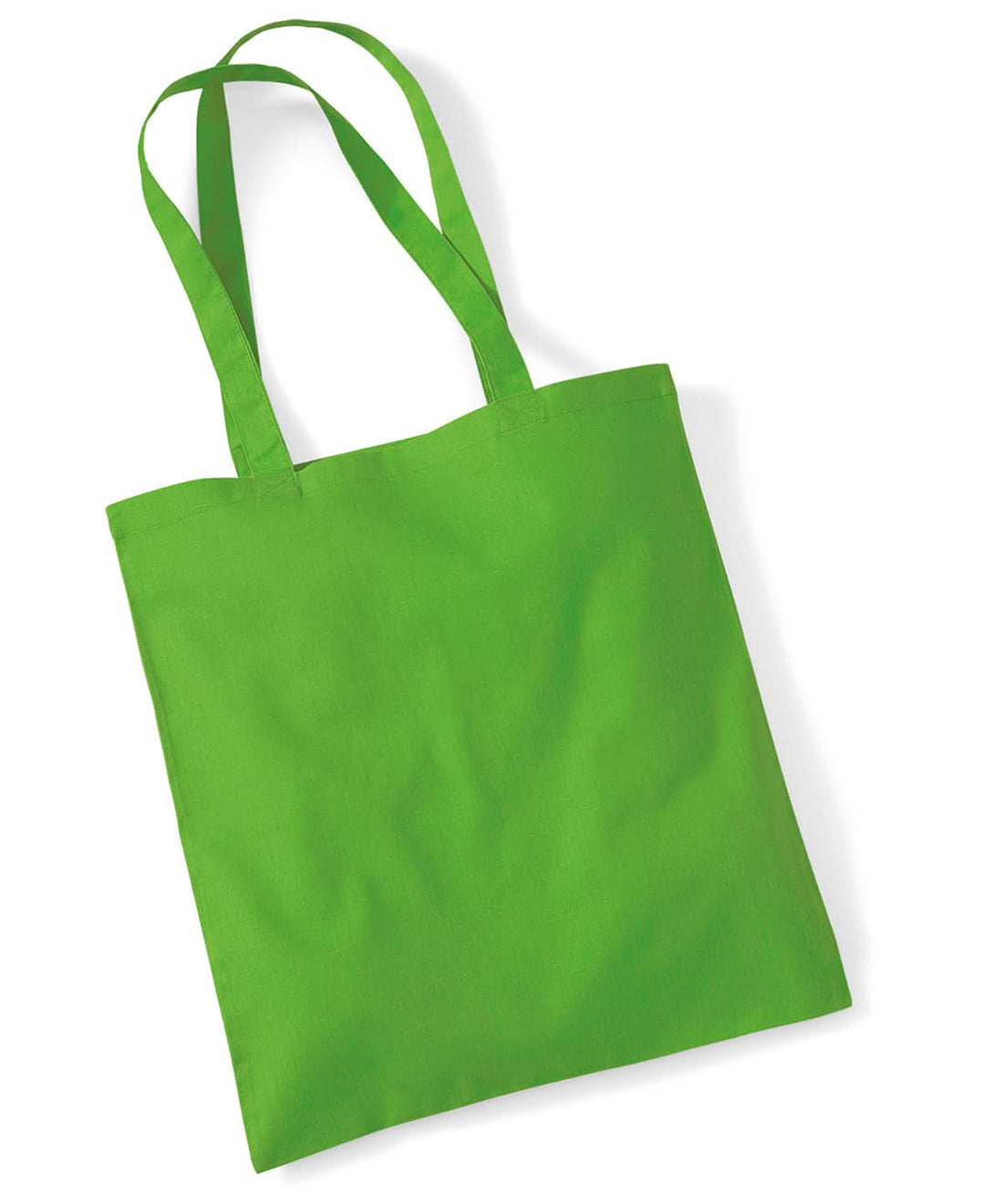 Westford Mill Bag For Life Long Handles WM101 - Apple Green One size - Customisable Bags