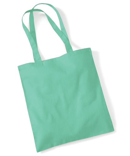 Westford Mill Bag For Life Long Handles WM101 - Mint One size - Customisable Bags