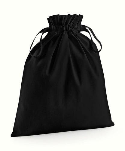 Westford Mill Organic Cotton Drawcord Bag WM118 - - Customisable Bags