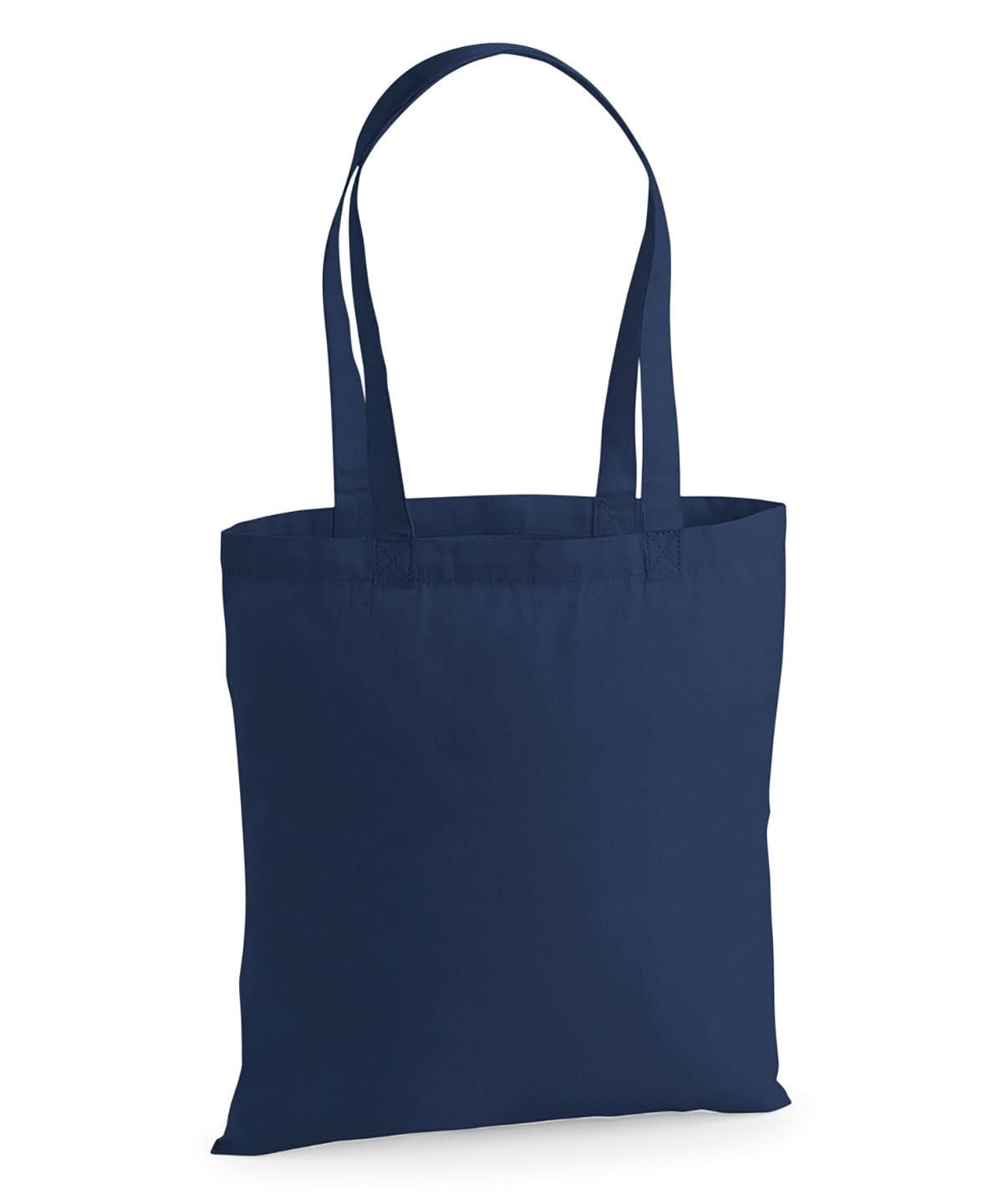 Westford Mill Premium Cotton Tote WM201 - French Navy One size - Customisable Bags