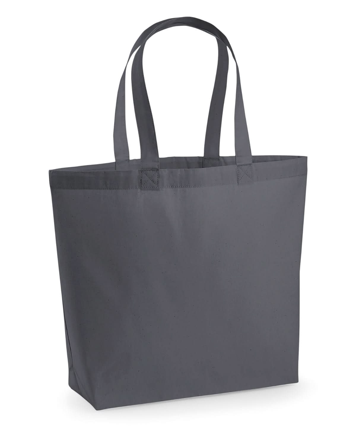 Westford Mill Premium Cotton Maxi Tote WM225 - Graphite Grey One size - Customisable Bags