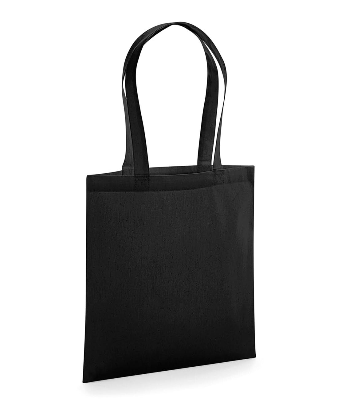Westford Mill Organic Premium Cotton Tote WM261 - Black One Size - Customisable Bags