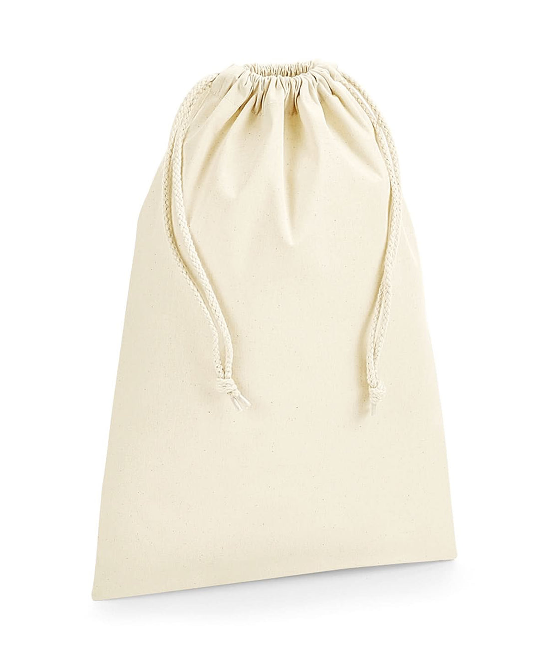 Westford Mill Organic Premium Cotton Stuff Bag WM266 - Natural - Customisable Bags