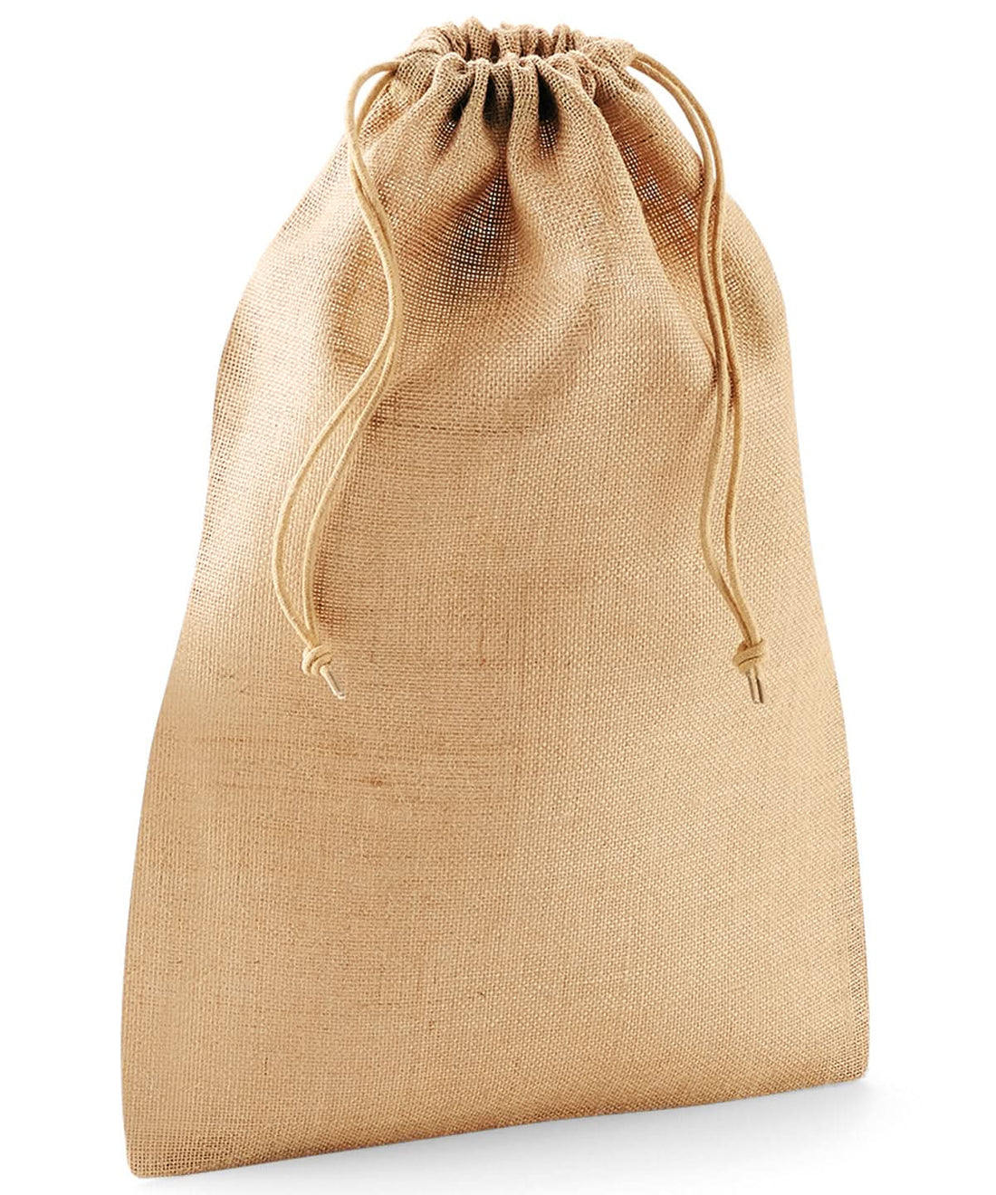 Westford Mill Jute Stuff Bag WM415 - Natural - Customisable Bags