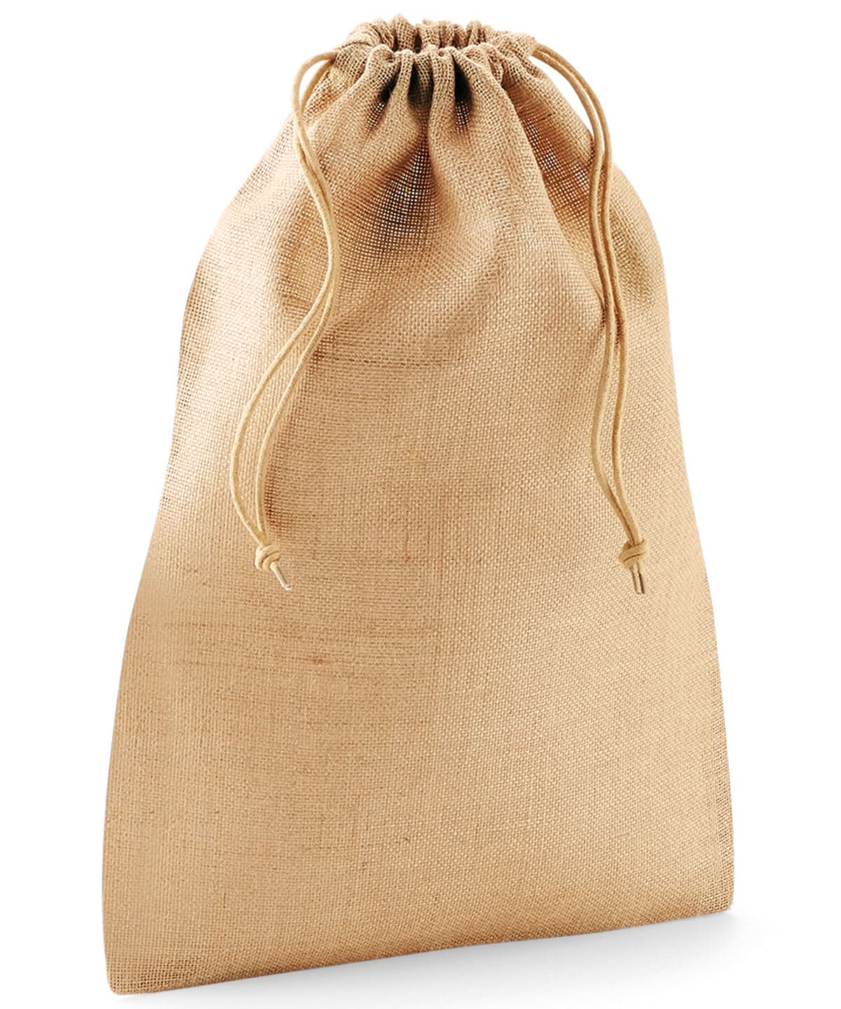 Westford Mill Jute Stuff Bag WM415 - Natural - Customisable Bags