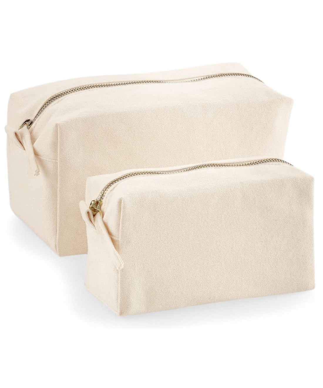 Westford Mill Canvas Accessory Case WM552 - Natural - Customisable Bags