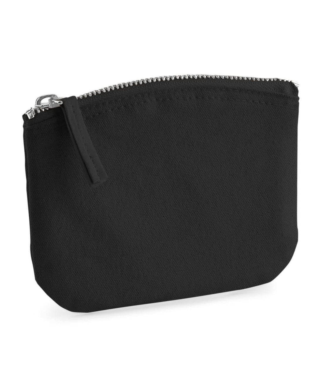 Westford Mill Earthaware Organic Spring Purse WM825 - Black One size - Customisable Bags