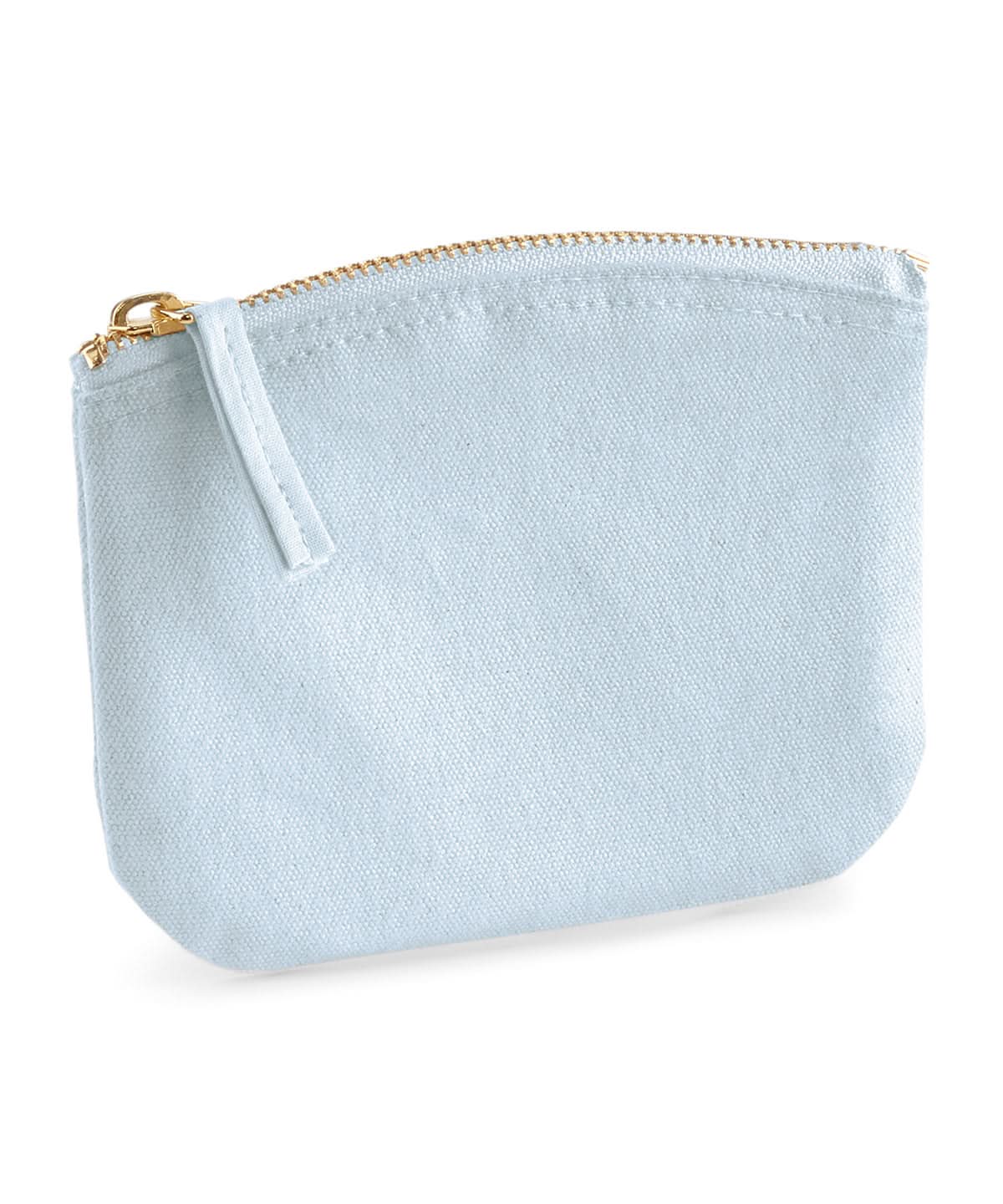 Westford Mill Earthaware Organic Spring Purse WM825 - Pastel Blue One size - Customisable Bags