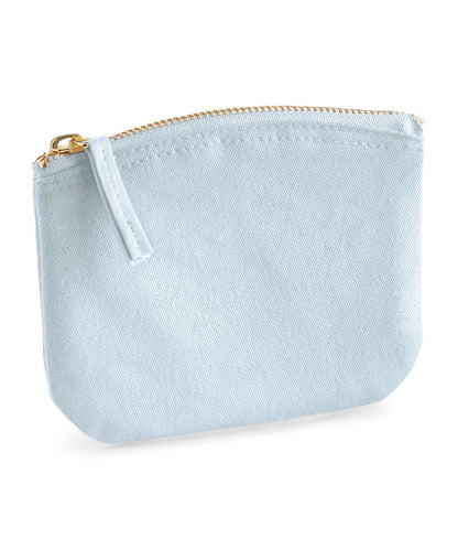 Westford Mill Earthaware Organic Spring Purse WM825 - Pastel Blue One size - Customisable Bags