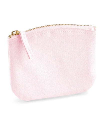 Westford Mill Earthaware Organic Spring Purse WM825 - Pastel Pink One size - Customisable Bags