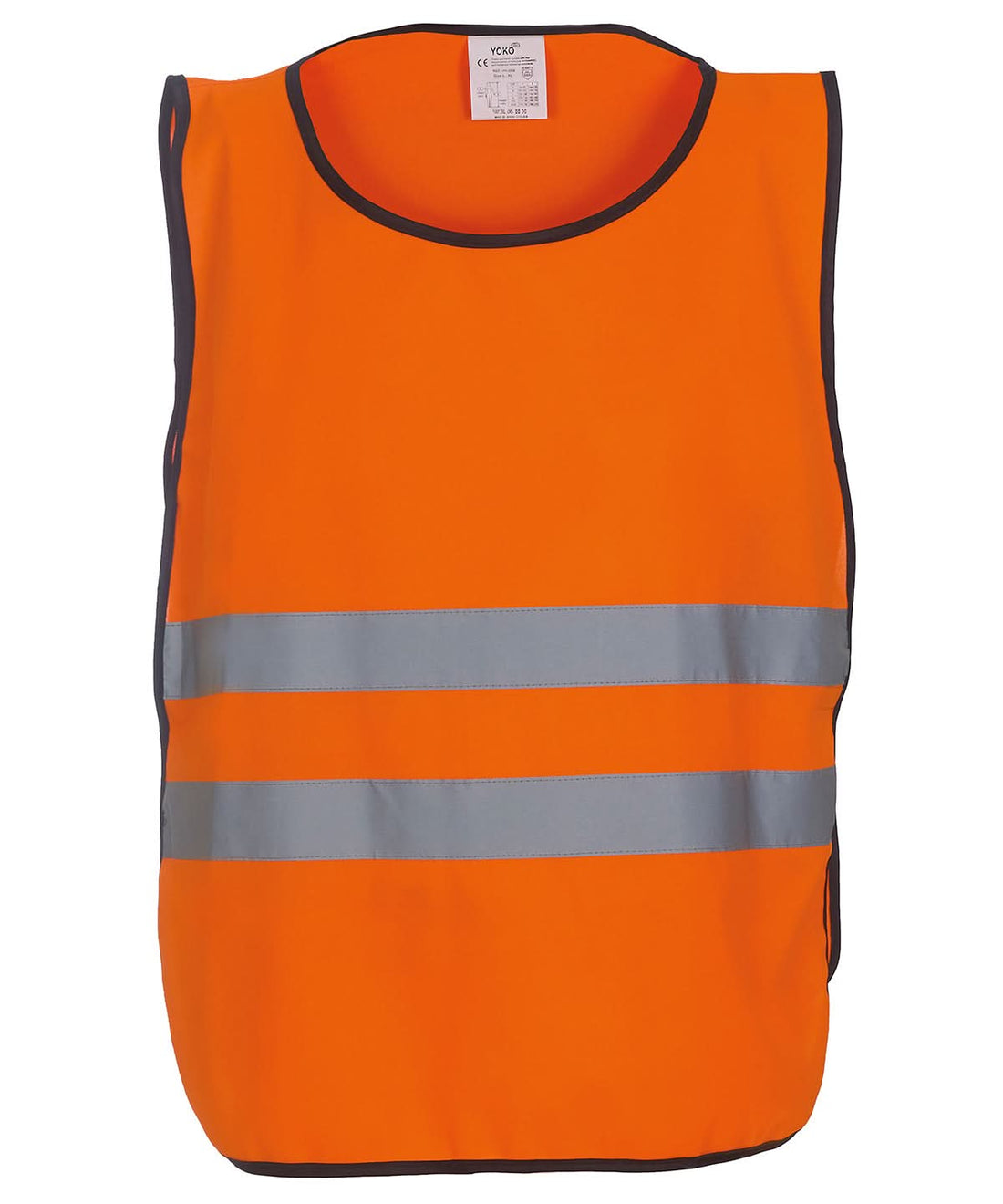 Yoko HV 2 Band Tabard Hvj269 YK004 - Orange - Customisable Tabard
