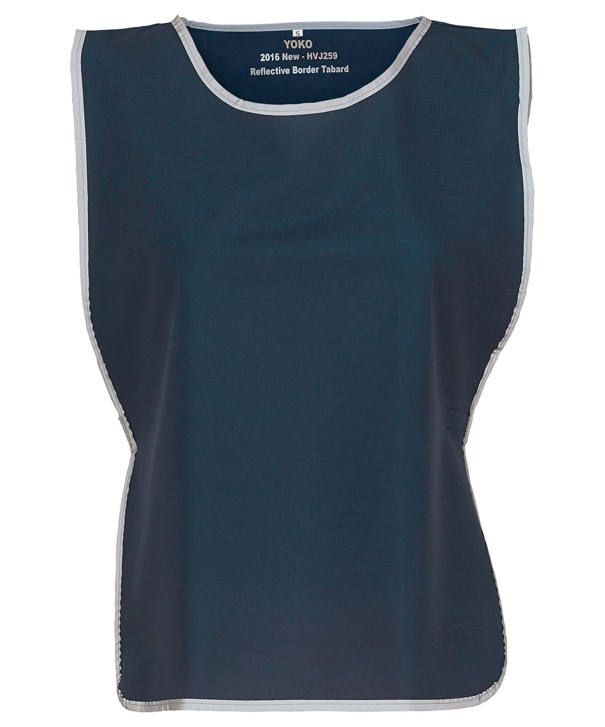 Yoko HV Reflective Border Tabard Hvj259 YK009 - Navy - Customisable Tabard