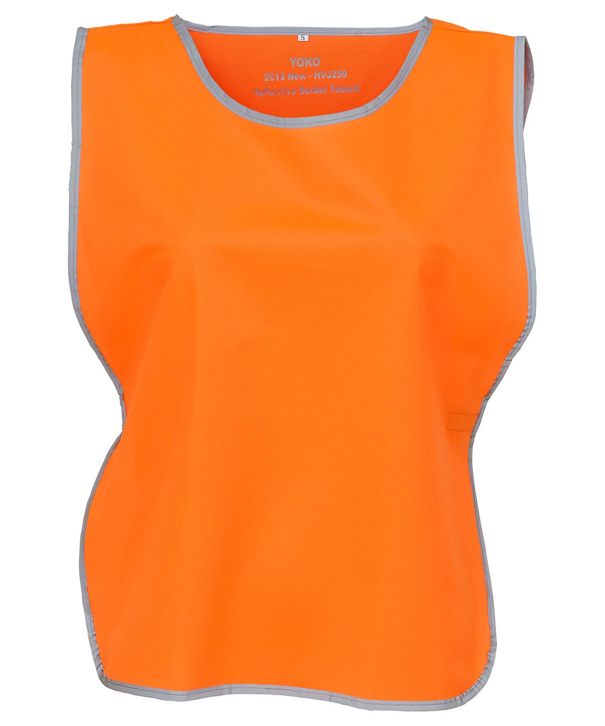 Yoko HV Reflective Border Tabard Hvj259 YK009 - Orange - Customisable Tabard