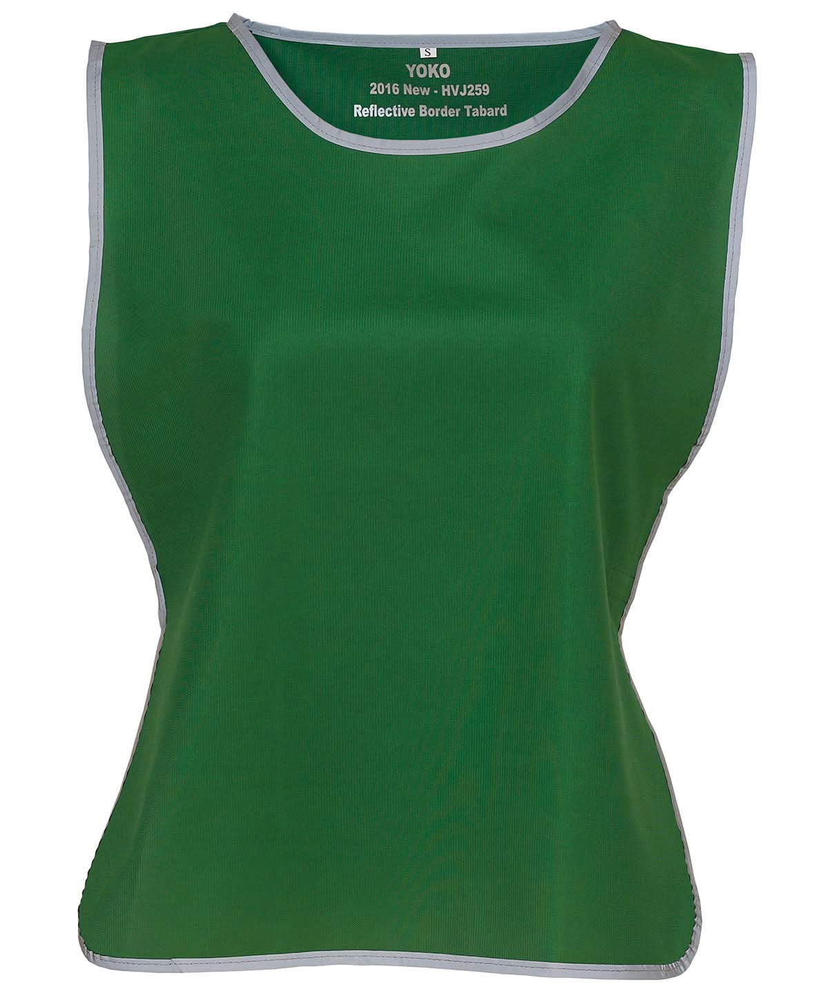 Yoko HV Reflective Border Tabard Hvj259 YK009 - Paramedic Green - Customisable Tabard