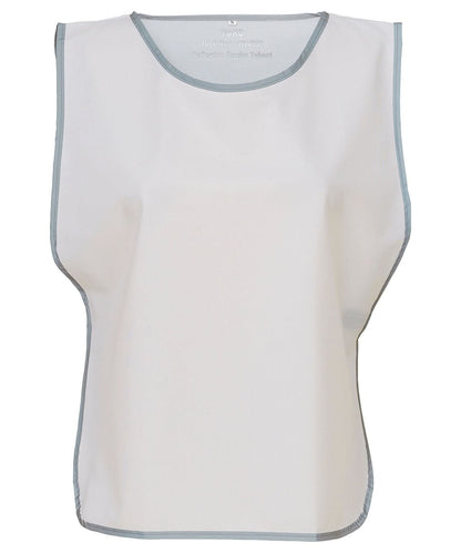 Yoko HV Reflective Border Tabard Hvj259 YK009 - White - Customisable Tabard