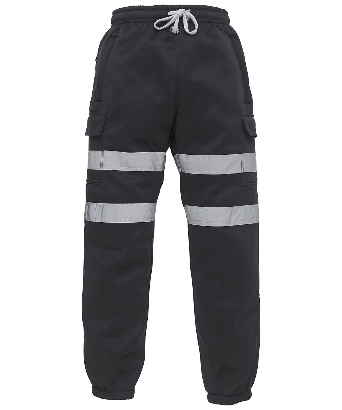Yoko HV Jogging Pants HV016 - Black - Customisable Hi-Vis Joggers