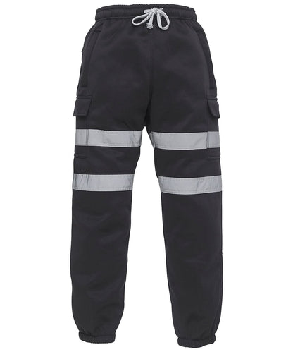 Yoko HV Jogging Pants HV016 - Black - Customisable Hi-Vis Joggers