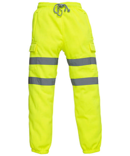 Yoko HV Jogging Pants HV016 - Yellow - Customisable Hi-Vis Joggers