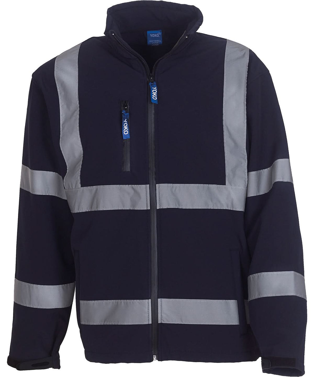 Yoko HV Softshell Jacket Hvk09 YK040 - Navy - Customisable Softshell Jacket
