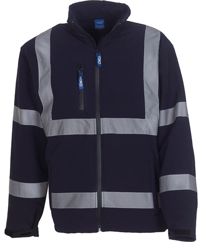 Yoko HV Softshell Jacket Hvk09 YK040 - Navy - Customisable Softshell Jacket