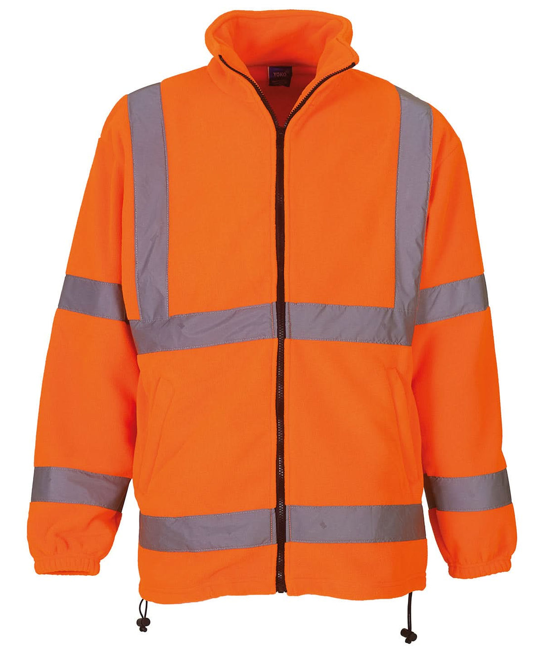 Yoko HV Heavyweight Fleece Jacket Hvk08 YK042 - Orange - Customisable Jackets