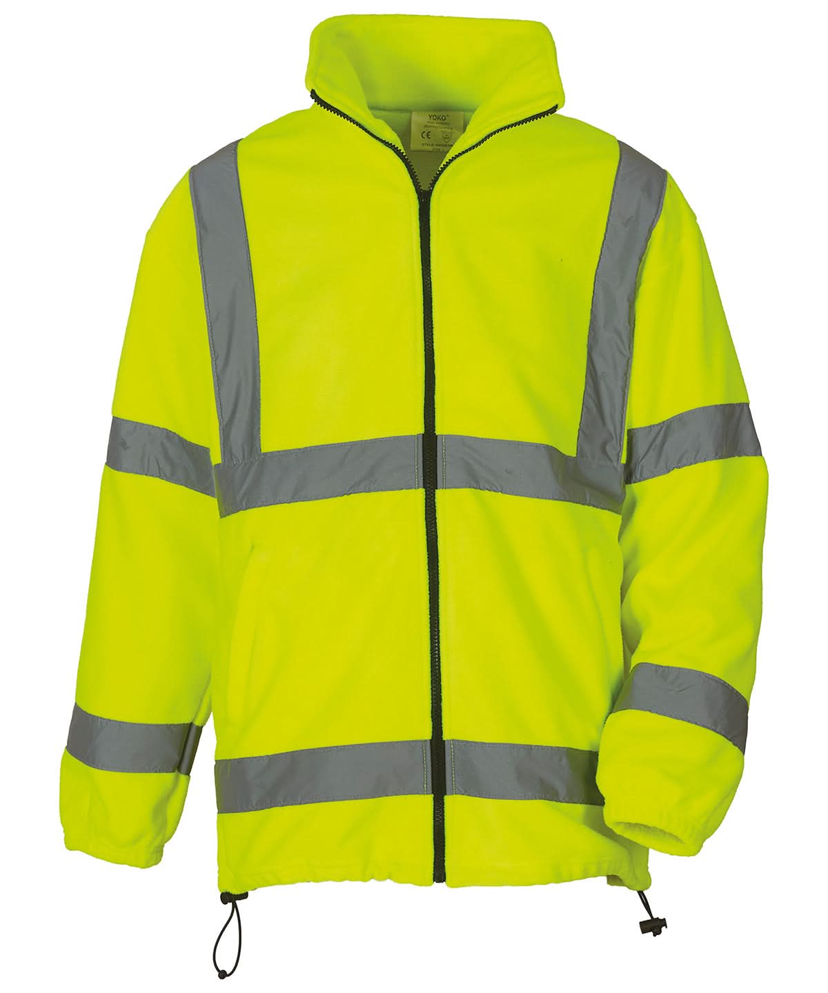 Yoko HV Heavyweight Fleece Jacket Hvk08 YK042 - Yellow - Customisable Jackets