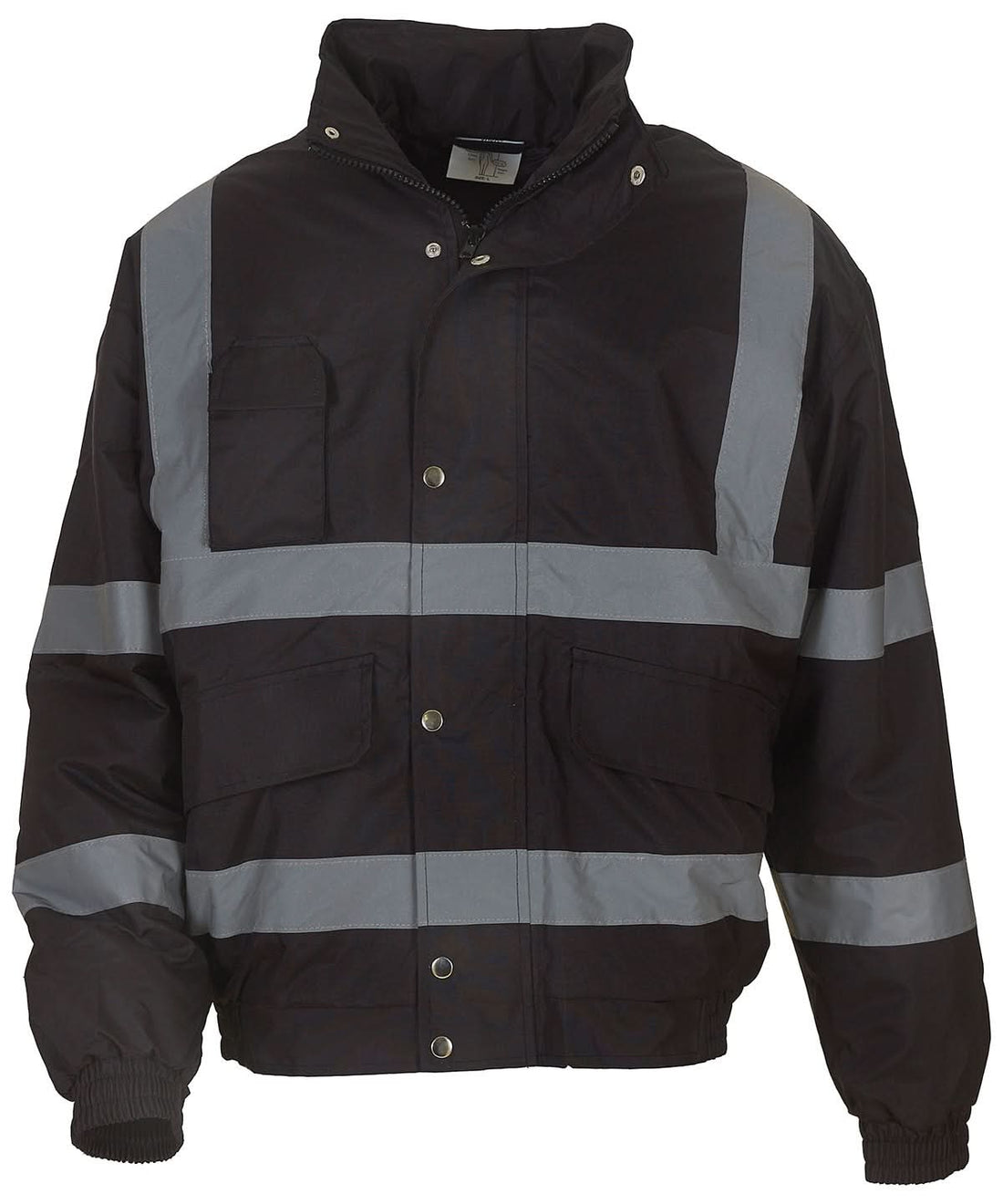 Yoko HV Classic Bomber Jacket Hvp211 YK043 - Black - Customisable Jackets