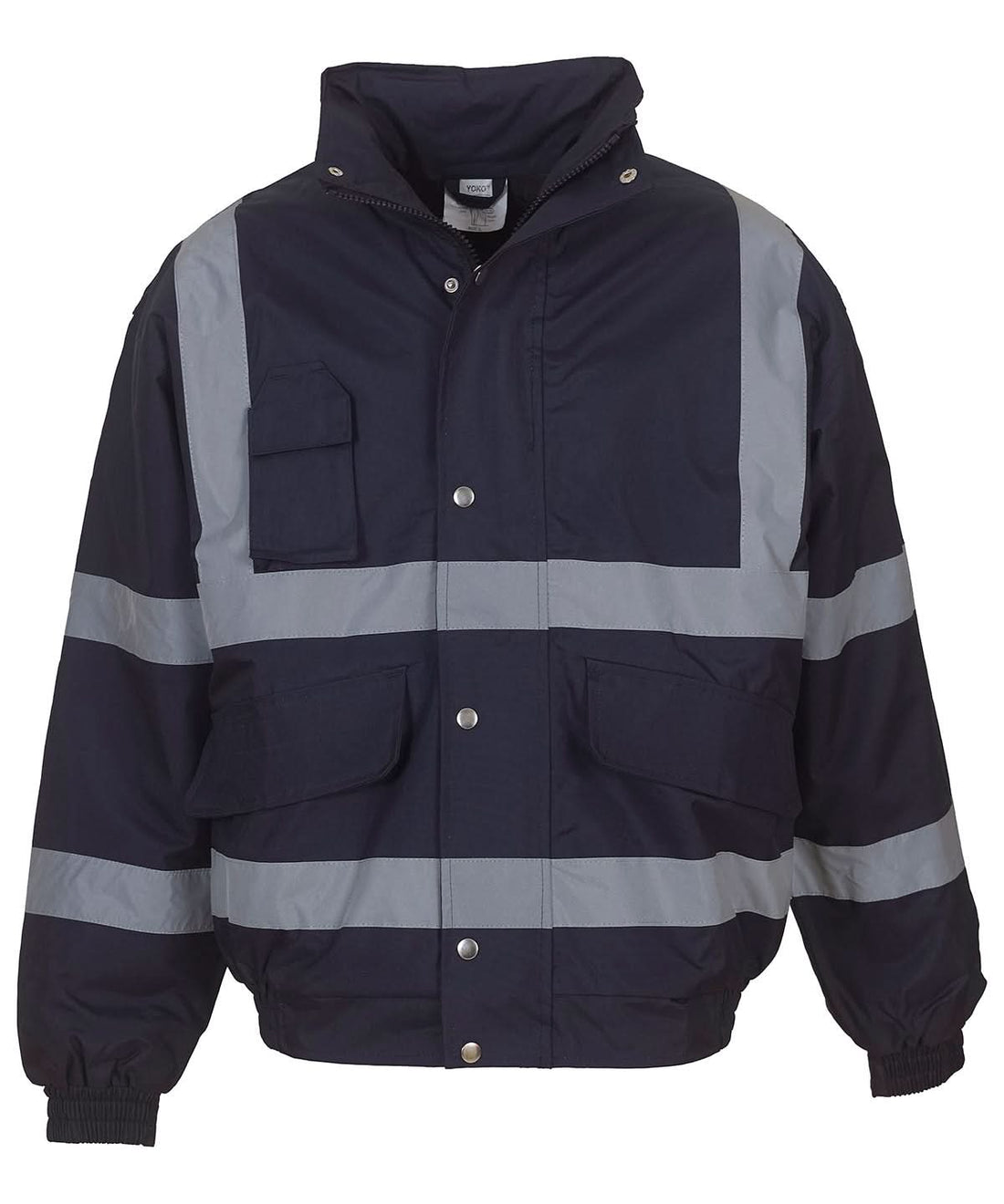 Yoko HV Classic Bomber Jacket Hvp211 YK043 - Navy - Customisable Jackets
