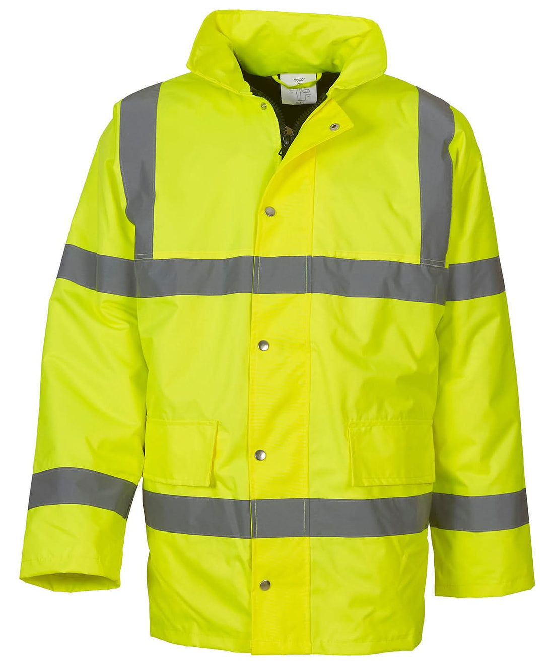 Yoko HV Classic Motorway Jacket Hvp300 YK045 - Yellow - Customisable Jackets
