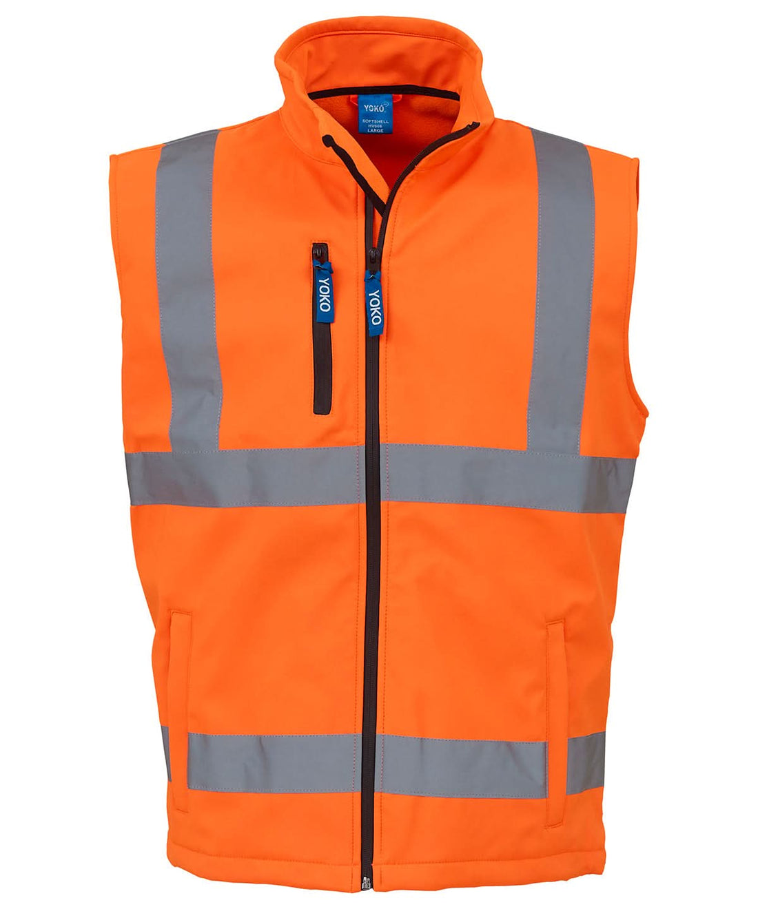 Yoko HV Softshell Gilet Hv006 YK050 - Orange - Customisable Gilets &amp; Body Warmers