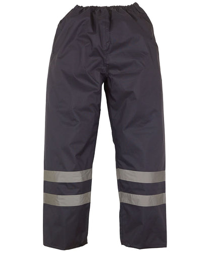 Yoko HV Waterproof Overtrousers Hvs461 YK070 - Navy - Customisable Hi-Vis Trousers