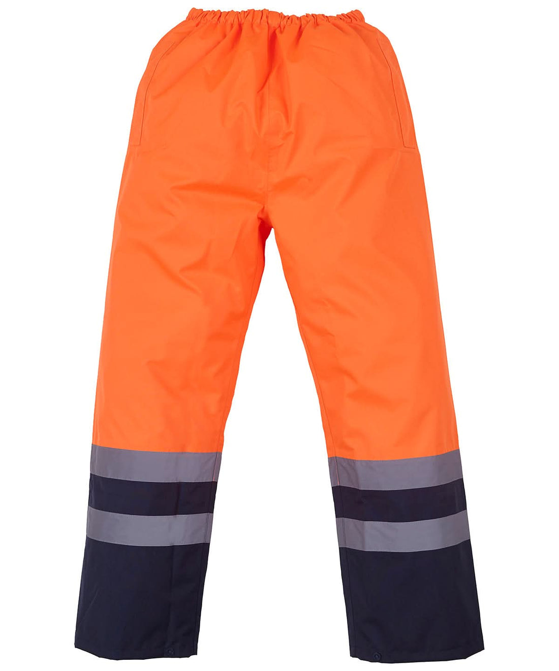 Yoko HV Waterproof Overtrousers Hvs463 YK072 - Orange Navy - Customisable Hi-Vis Trousers