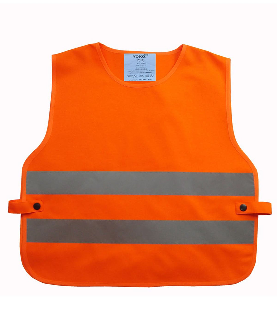 Yoko Kids HV 2 Band Tabard Hvs269Ch YK101 - Orange One size - Customisable Tabard
