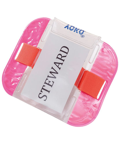 Yoko Id Armbands Id03 YK202 - Fluorescent Pink One size - Customisable Armbands