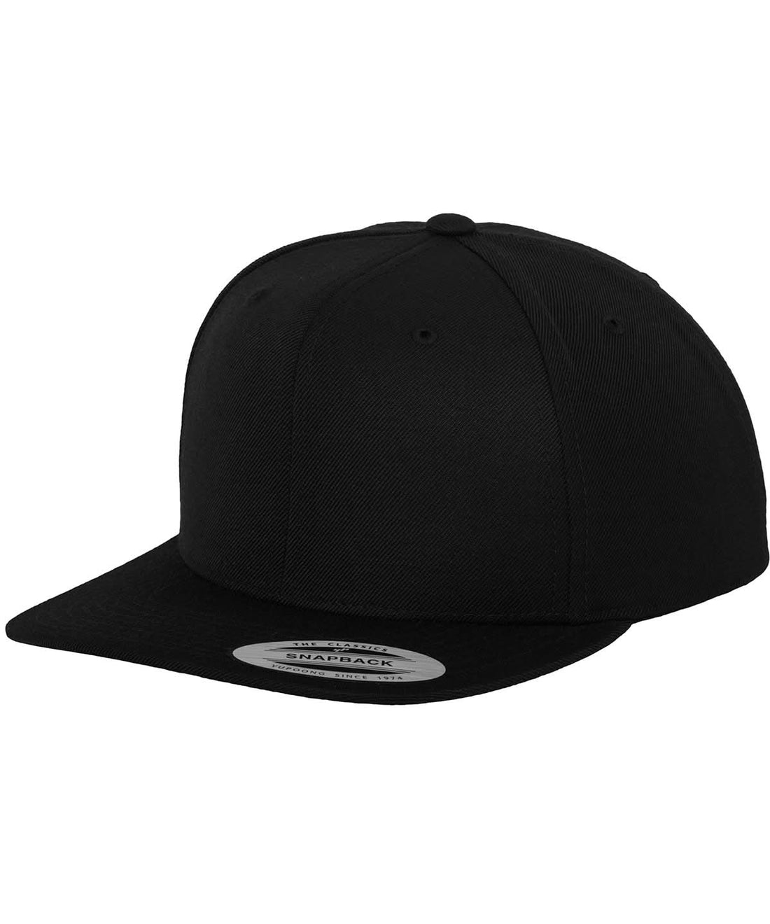Flexfit By Yupoong The Classic Snapback 6089M YP001 - Black One size - Customisable Caps