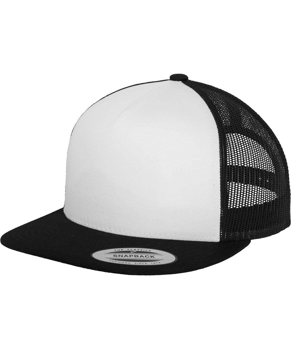 Flexfit By Yupoong Classic Trucker 6006W YP011 - Black White Black One size - Customisable Caps